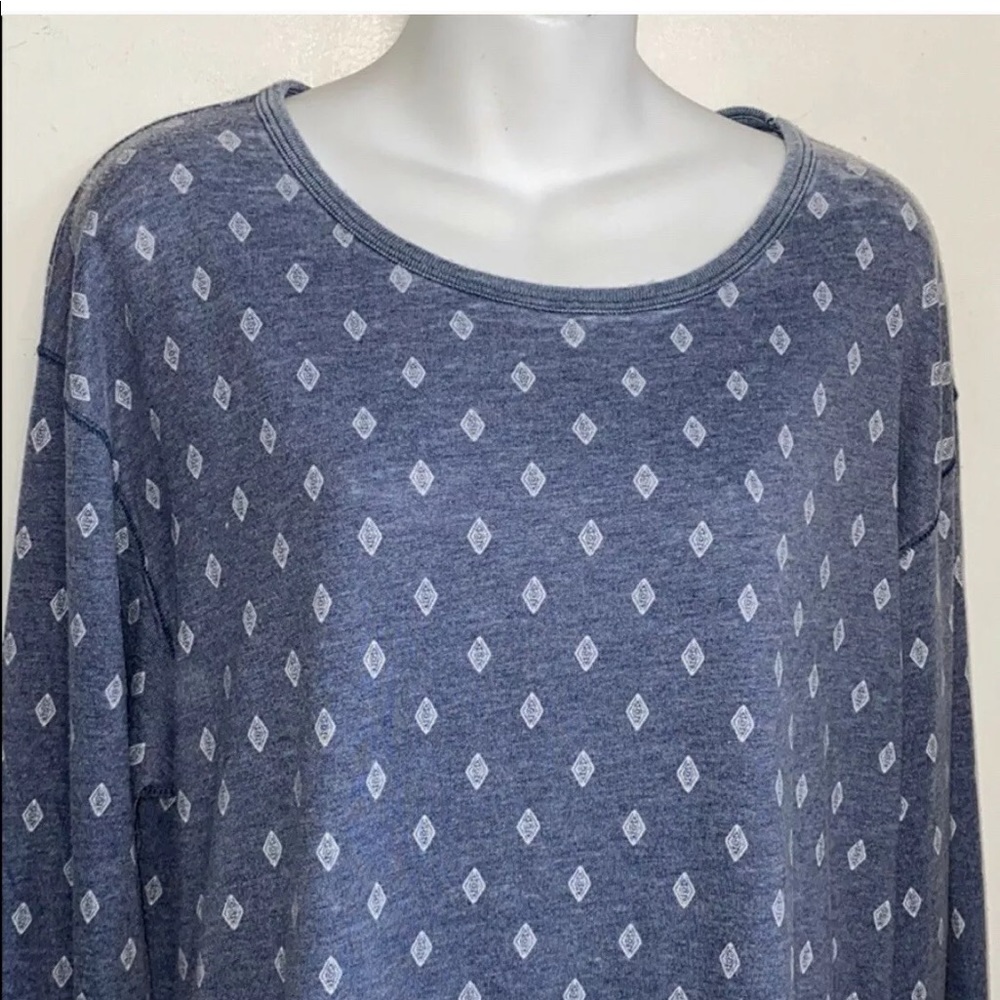 Free people indigo combo long sleeves scoo… - Picture 6 of 9